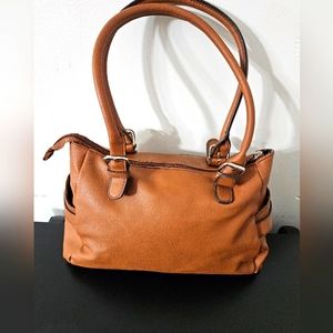 Brown Faux leather bag